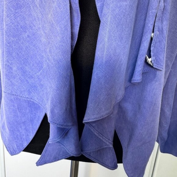 Joseph Ribkoff Open Front Blazer Purple - Picture 5 of 8